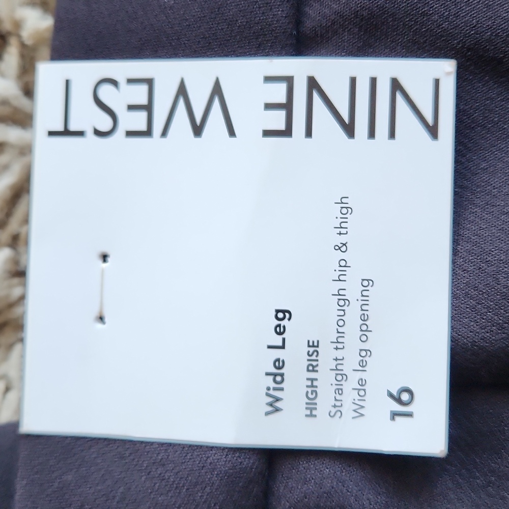 NWT Nine West Stylish Black Dress Pants Size 16 - Picture 7 of 7